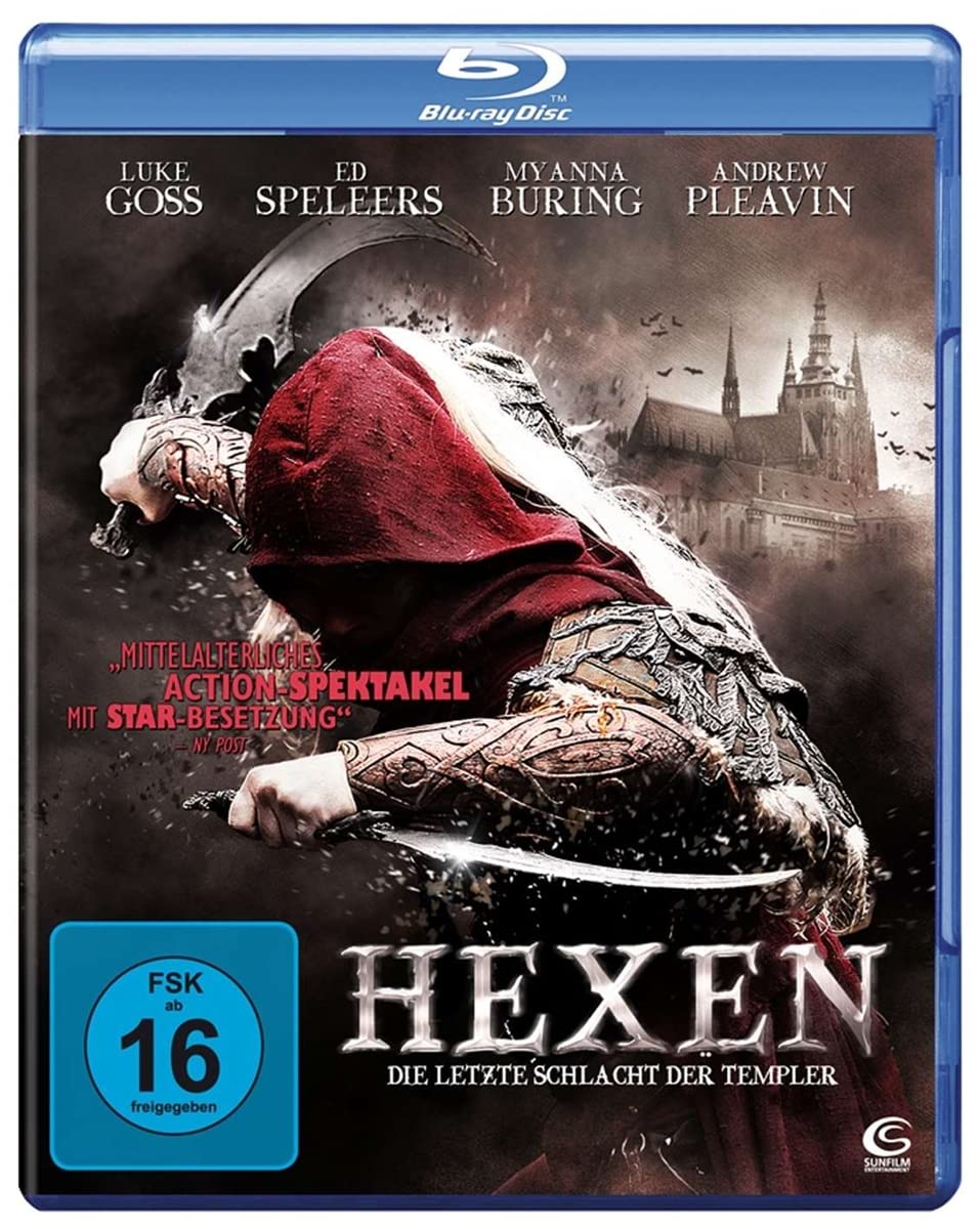 Hexen Die letzte Schlacht der Templer Blu-ray importación Alemania película histórica medieval