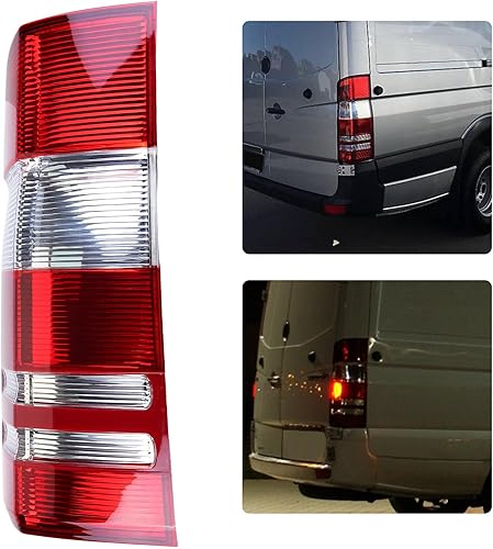 Conjunto de luz trasera para lado del pasajero compatible con Mercedes-Benz Sprinter 2500 3500 9068202664 MB2800136 MB2801136 MB2801136 Lámpara de