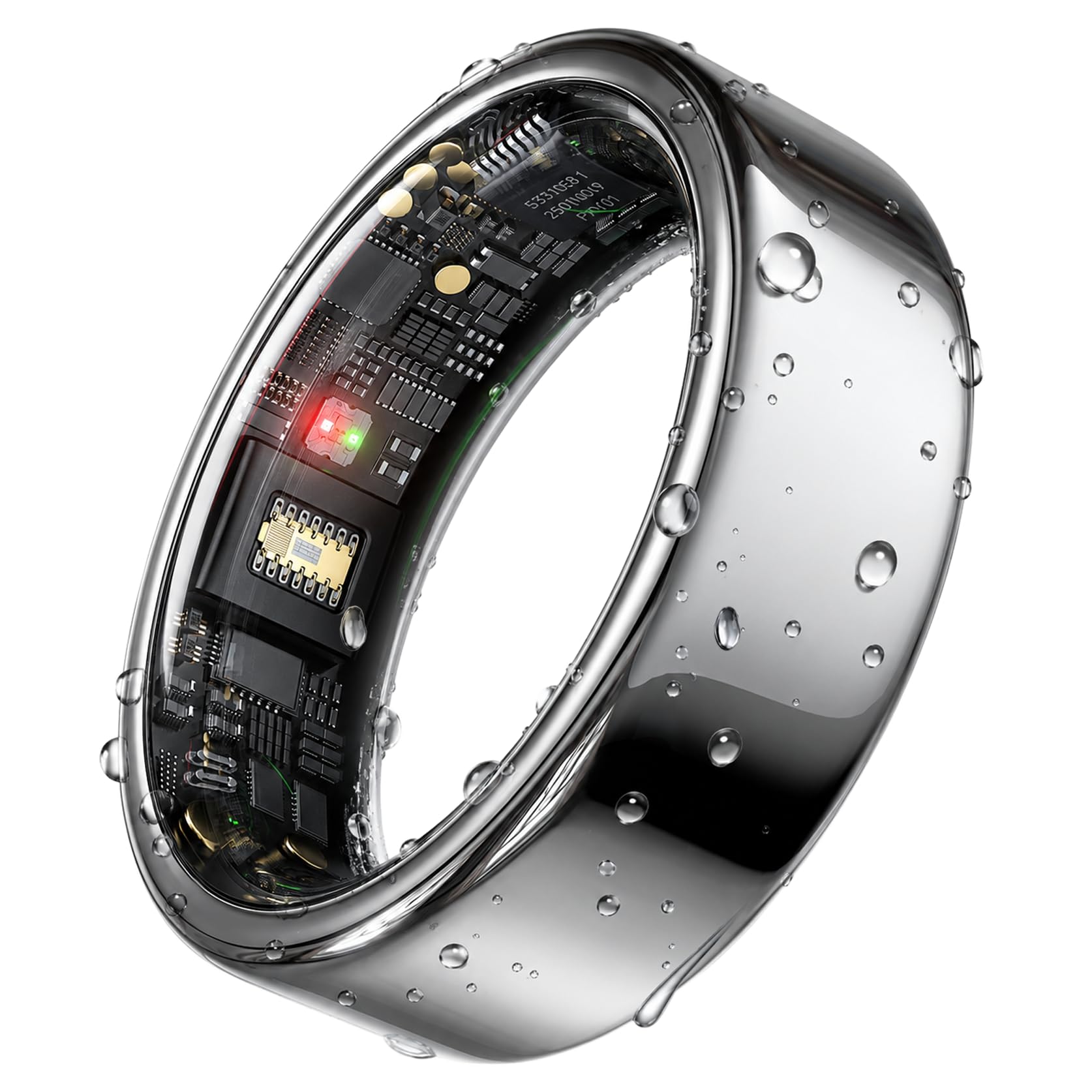 HOU AI Smart Ring Ohne Abo für Damen & Herren