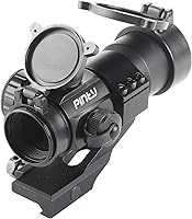 Vista 6 de Pinty 4 MOA visión reflex táctica de punto rojo y verde con montaje de soporte Picatinny