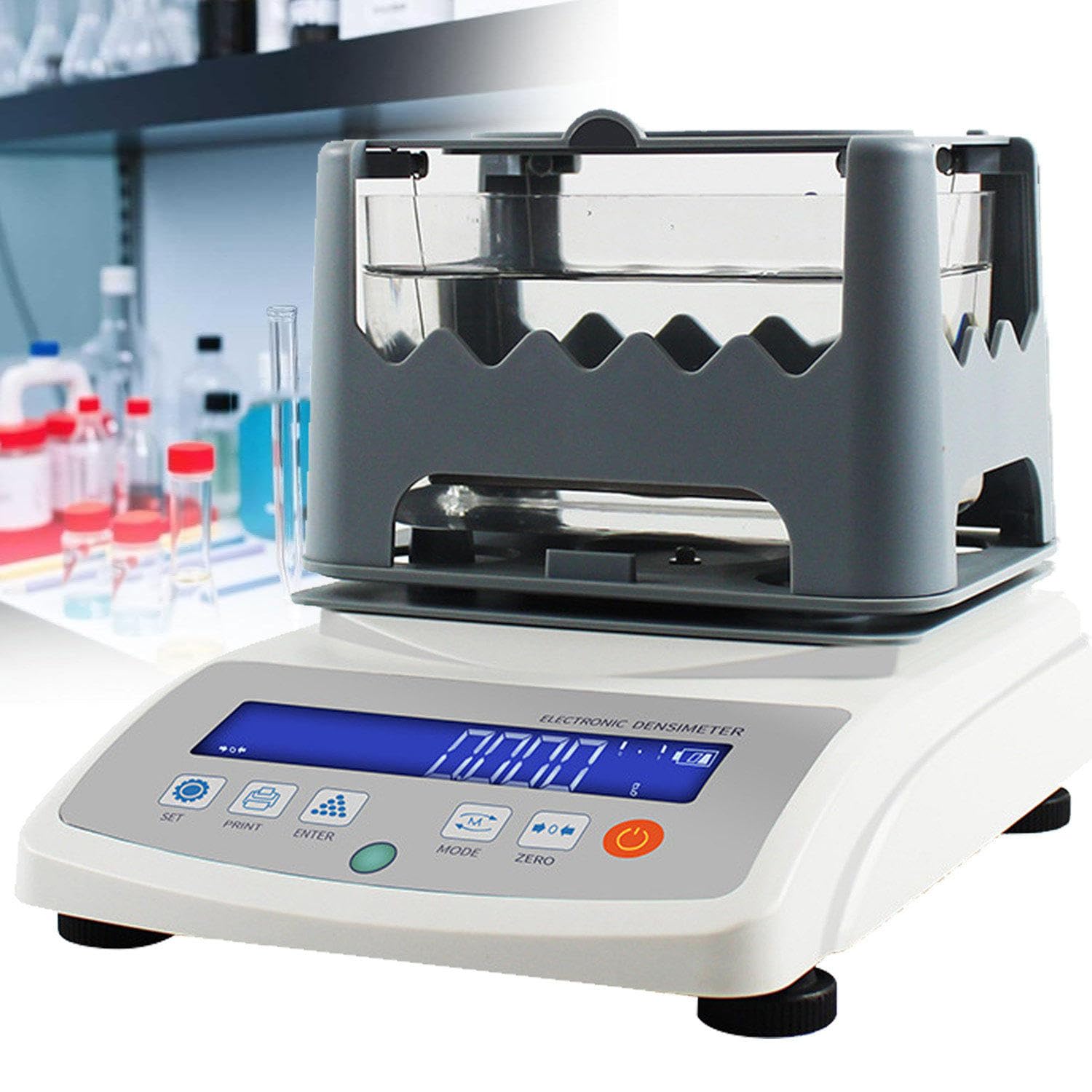 Gold Density Meter, Gold Purity Content Detector Gold K Value Tester Gold and Silver Density Meter, Precious Metals Testing Machine, Weighing Accuracy: 0.01g/0.005g NoPrinter-MJD600S