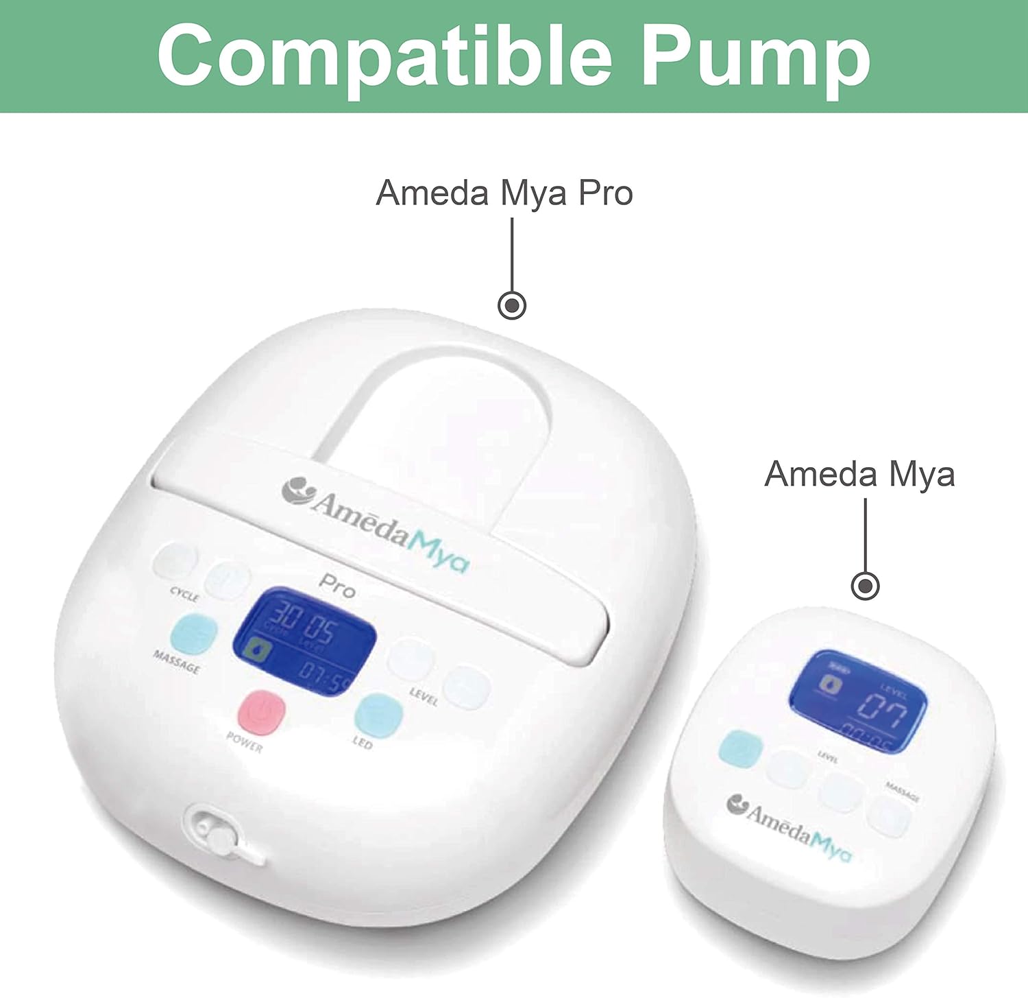 Maymom Pump Parts Compatible with Ameda MYA Pump/Ameda MYA Pro 28mm Flange Valve Tube Backflow Protector Not Original Ameda MYA Pump Parts Ameda MYA Flange Ameda MYA Valve Ameda MYA Bottle;