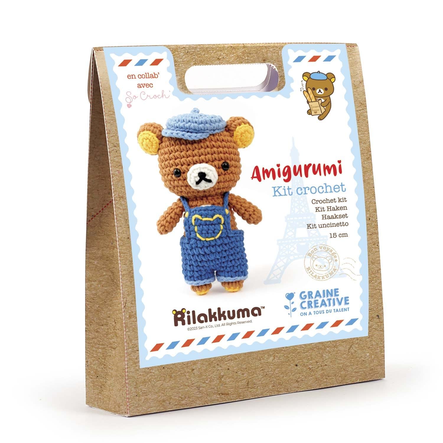 Peluche de Ganchillo My Amigurumi - Rilakkuma Mono