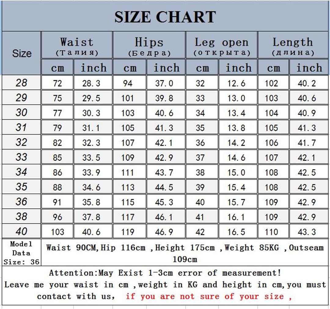 Vogrtcc Pantalones Vaqueros Elásticos para Hombre Business Slim-Fit Casual