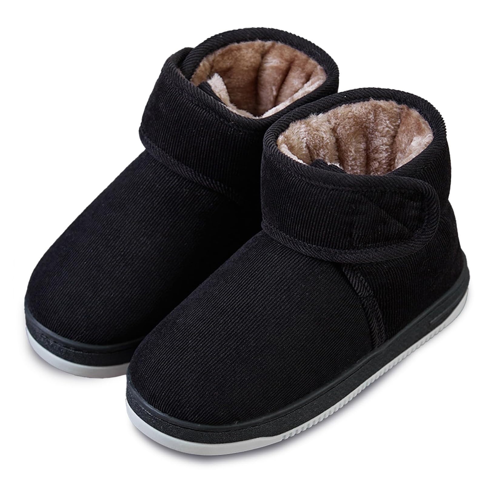 Scarpe Diabetiche per Uomo Donna Pantofole Caldo Regolabili Stivali Invernali Scarpe da Passeggio Antiscivolo per Piedi Gonfi Anziani