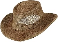 Vista 3 de Outdoor Sombrero de jugador de paja de hierba marina