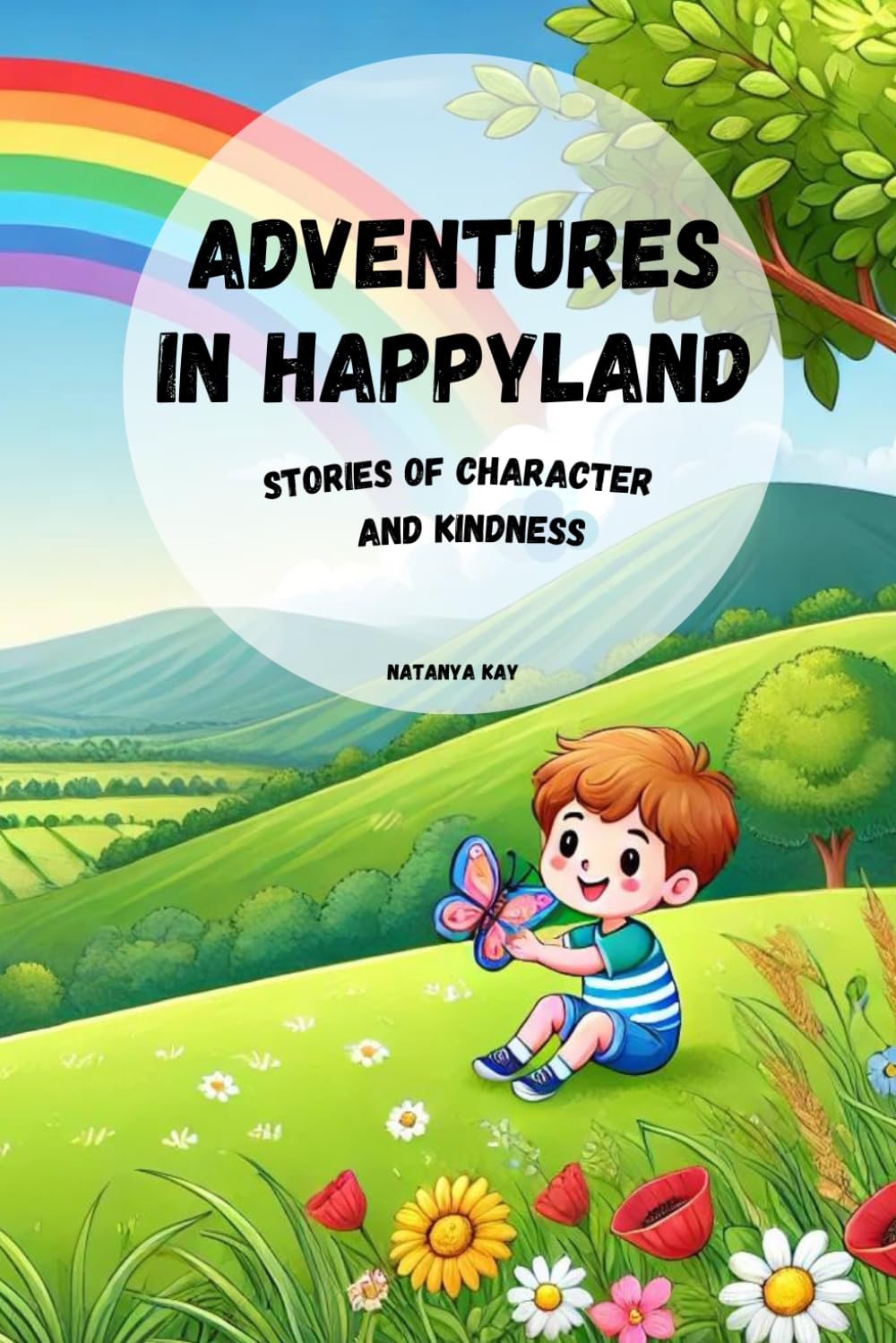 "Adventures in Happyland: Stories of Blessings and Kindness": Children's Story Book, Positive Character Traits, Happiness Book, Educational Book, Motivational Stories for Children, Mindfulness