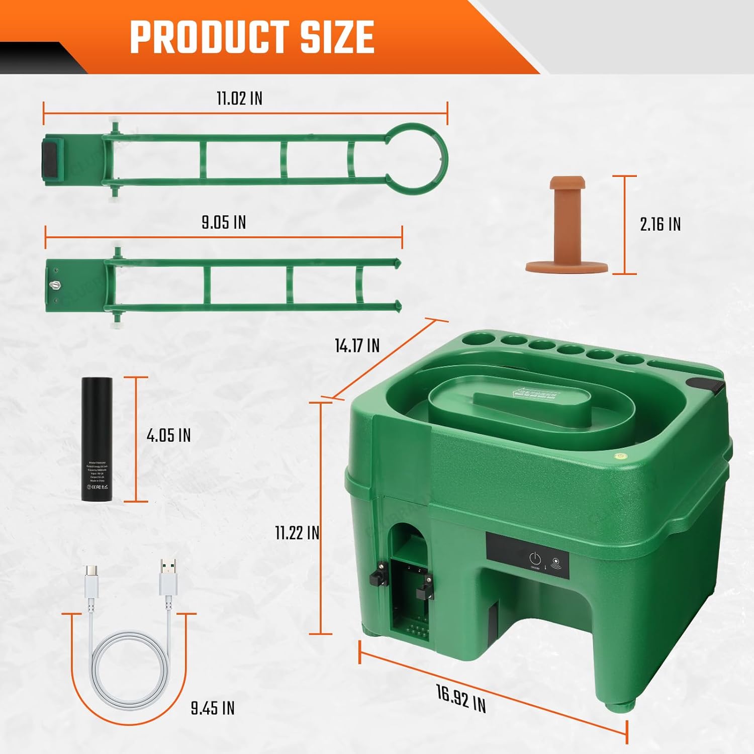 Infrared Automatic Golf Ball Dispenser, Fully Automatic Golf Tee Machine with 5000MAH Battery & Phone Mount, for Driving Range, Indoor Simulators & Outdoor Practice