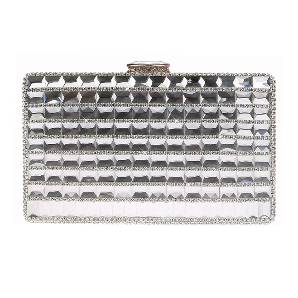 Women Rhinestone Clutch Bag Ankoee Classic Clutch Shoulder Bag Evening Handbag Purse