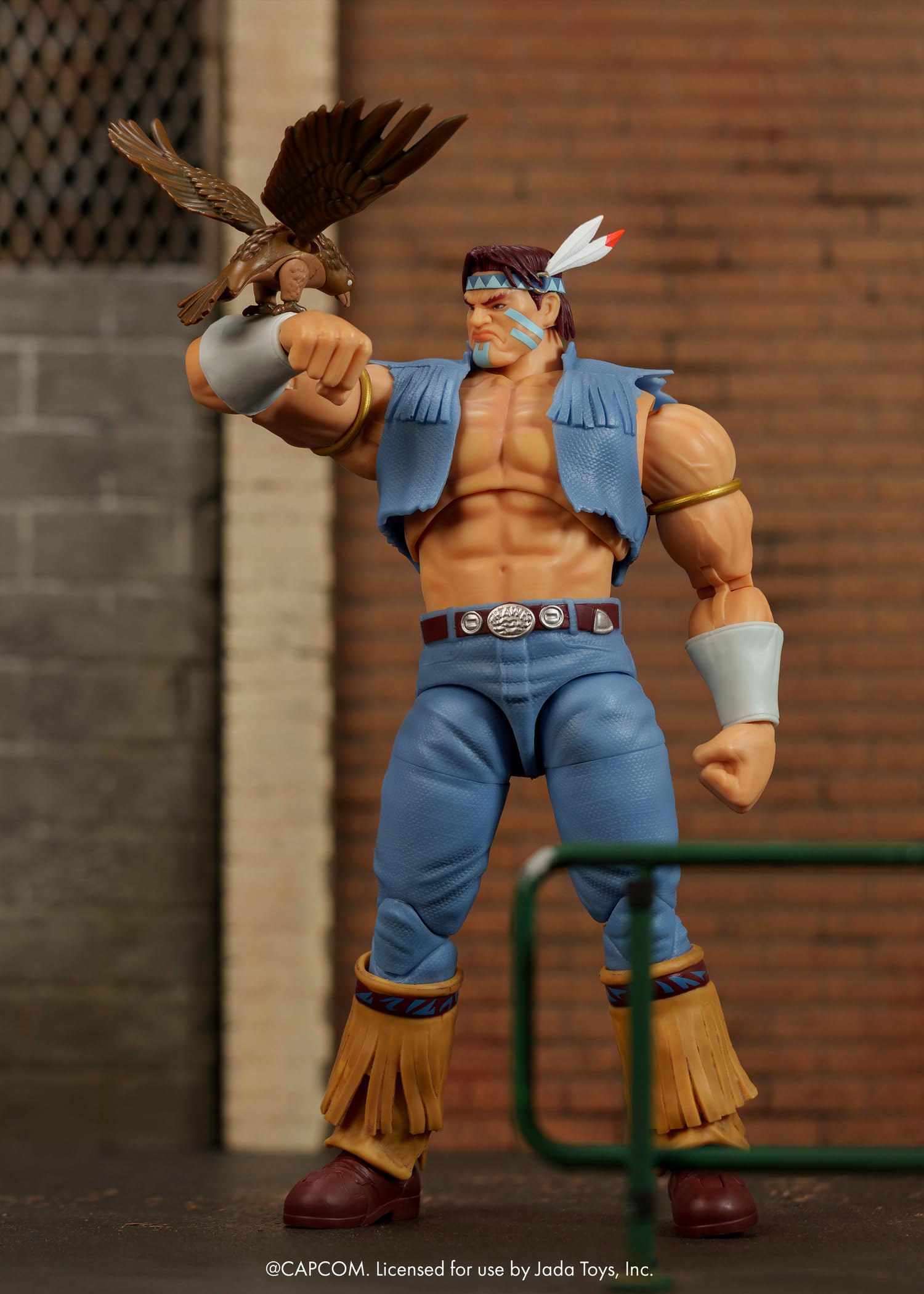 Jada Street Fighter II Figura T. Hawk 17 cm Articulada con Accesorios Intercambiables, Figura Acción Coleccionable Capcom +13 Años (9335739314R00)