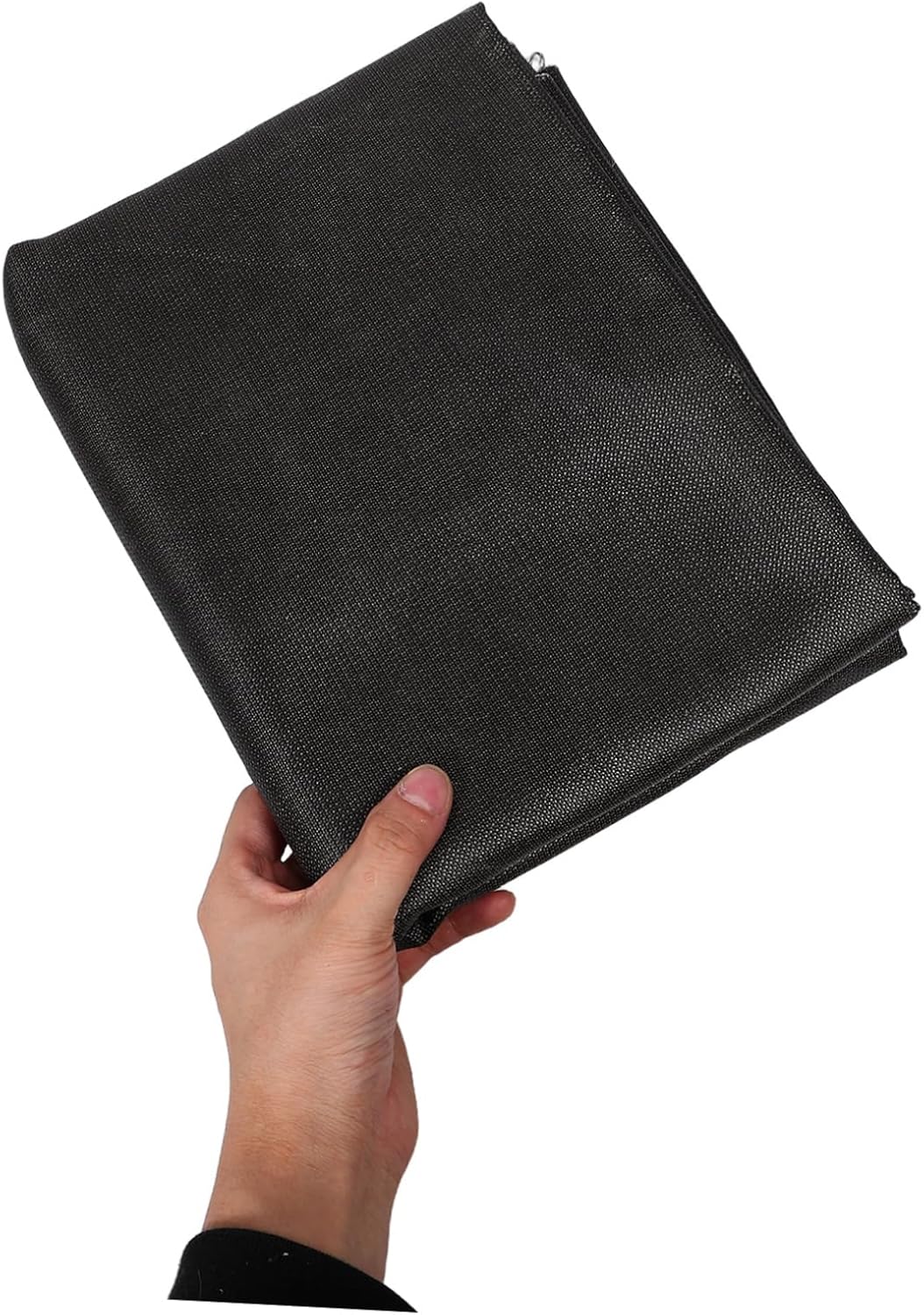 Yardwe Outdoor Grill Mat Double Sided Fireproof Insulation Pad for Deck BBQ Protector for Grill Fire Pit and Fireplace Easy to Clean Black