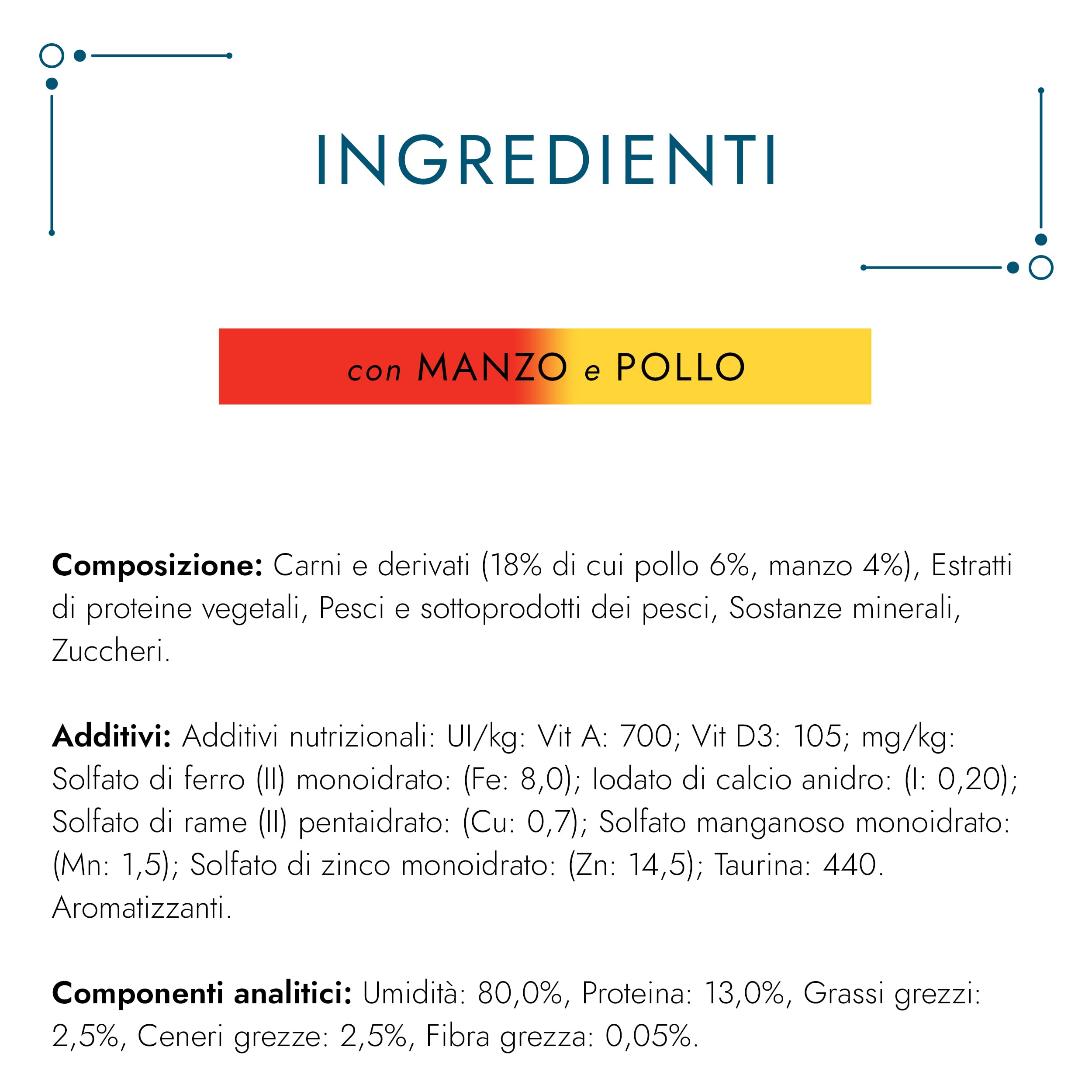 GOURMET Perle Duetti Cibo Umido per Gatti Adulti Bocconcini in Filettini con Pollo e Manzo 26 Buste da 85g