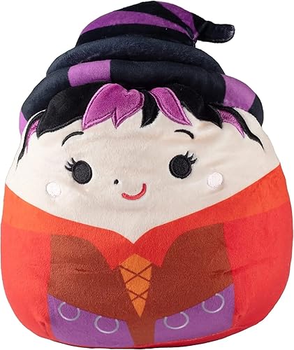 Miniatura 4 de Squishmallows Halloween Hocus Pocus Witches - Juego de 3 personajes de Winnie, Mary y Sarah Sanderson, juguete de peluche suave y blando para niños,