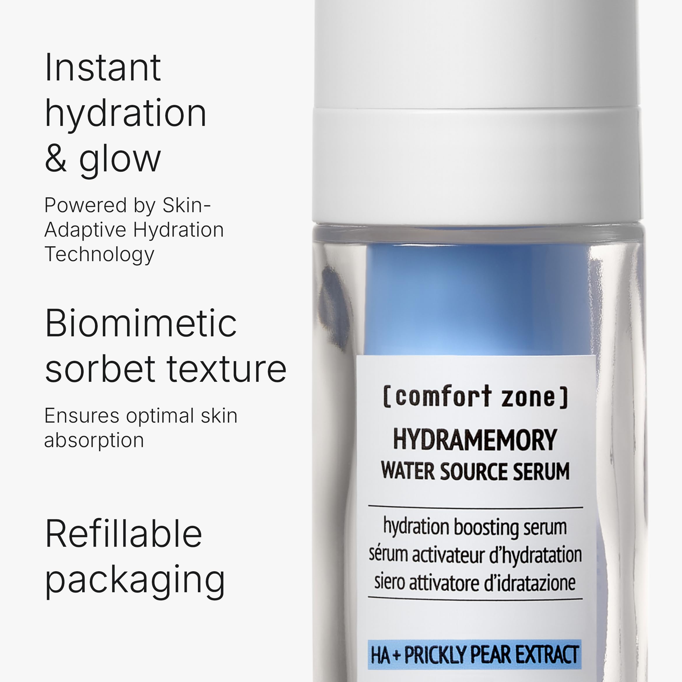 Hydramemory Water Source Serum | Hydrating Boosting Serum | Immediate Moisturizing Effects For Dry And Dull Skin
