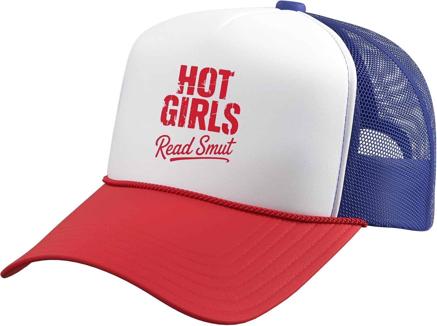 Hot Girls Read Smut Trucker Hat with Adjustable Mesh Back