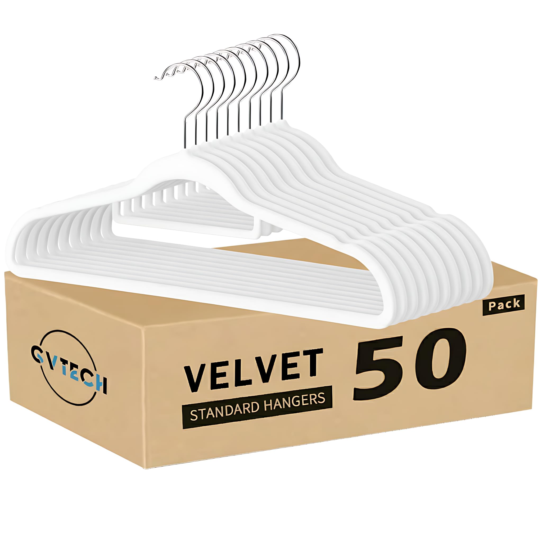 Cintres en velours GVTECH pour organiser un dressing moderne et soigné au quotidien