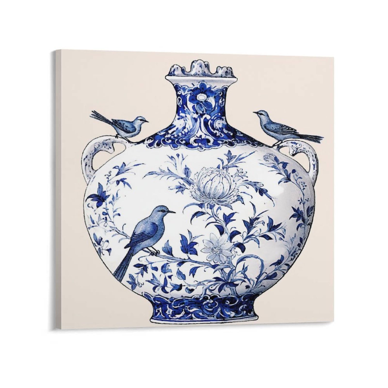 Amazon.com: Chinese Style Chinoiserie Blue and White