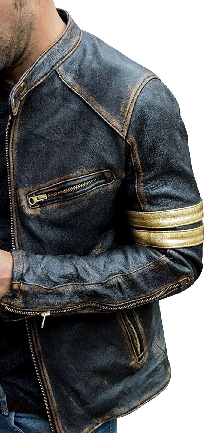 Premium-Qualität Bestseller Herren Winter-Lederjacke Übergröße Lässiger Stil Was