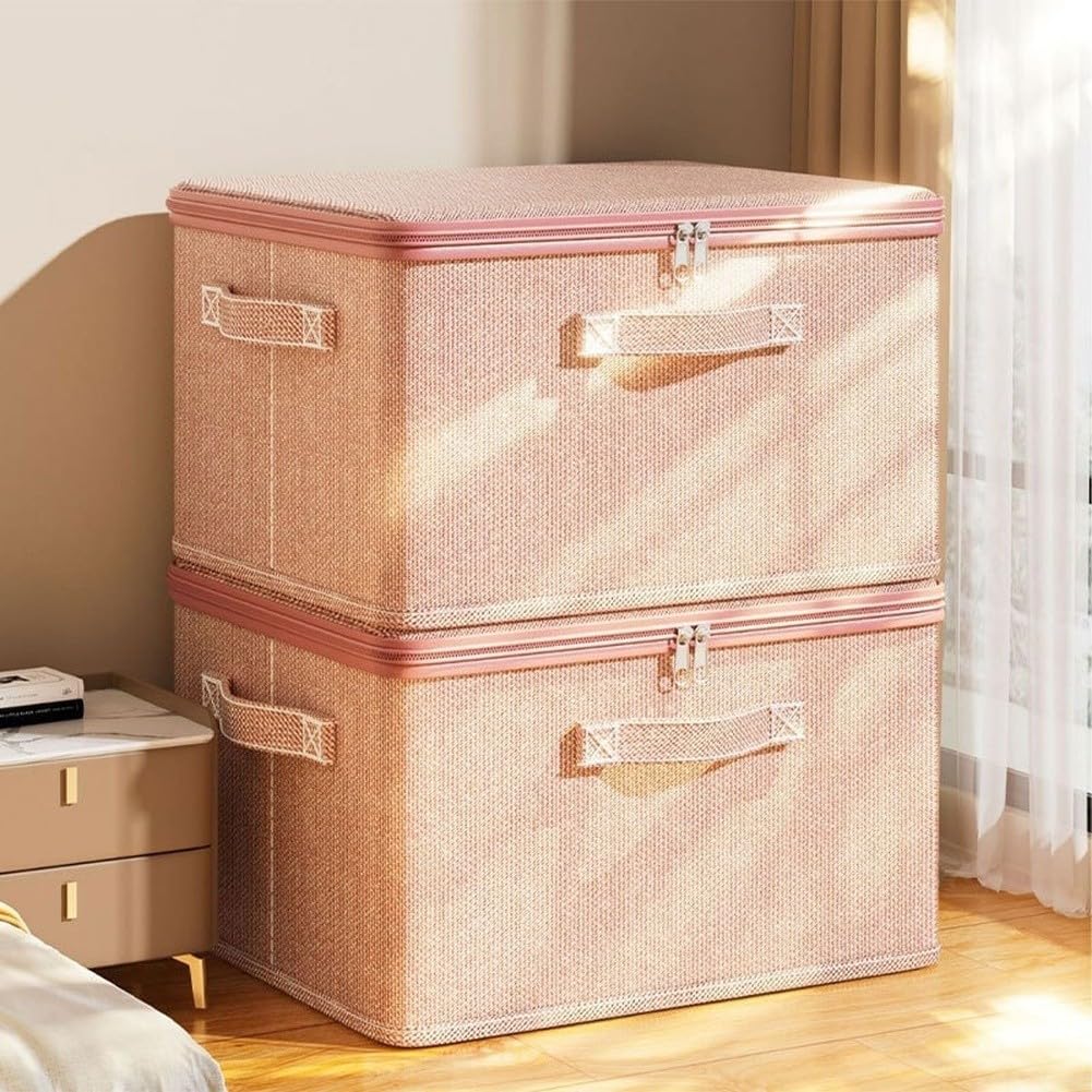 Faltbare Kleiderbox Groß Raumsparend Stoff Organizer(B)