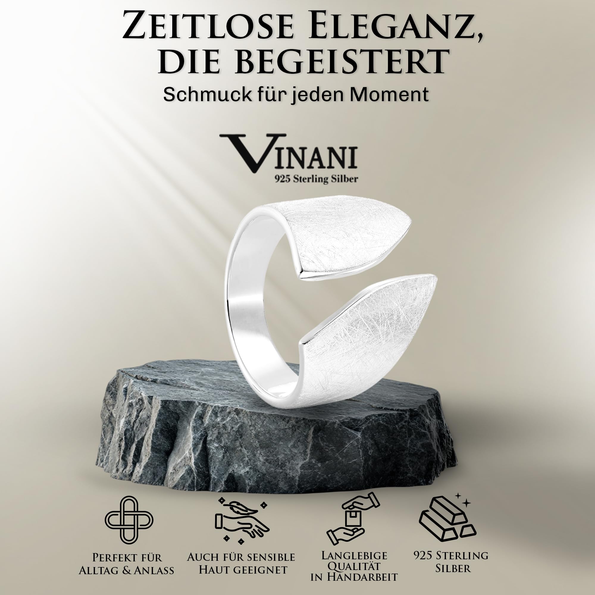 Vinani Mujer plata de ley 925 plata