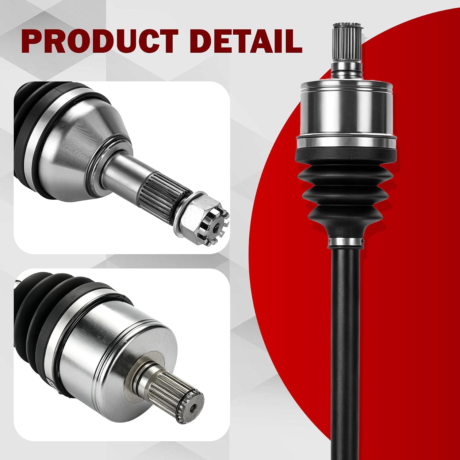 Rear CV Axle Drive Shaft for Can-Am 2019-2022 Maverick Sport 1000
