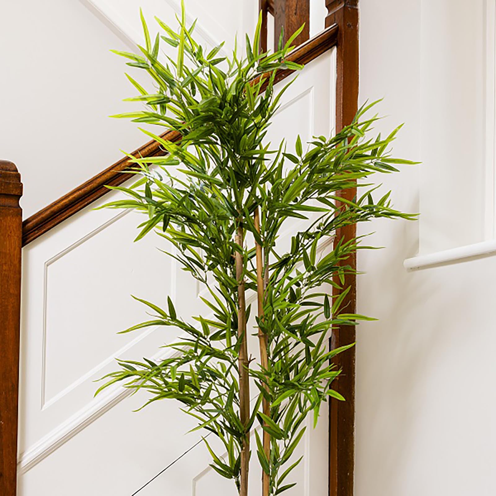 Bambou Artificiel Pot, Plante D'intérieur Aux Feuilles Vertes