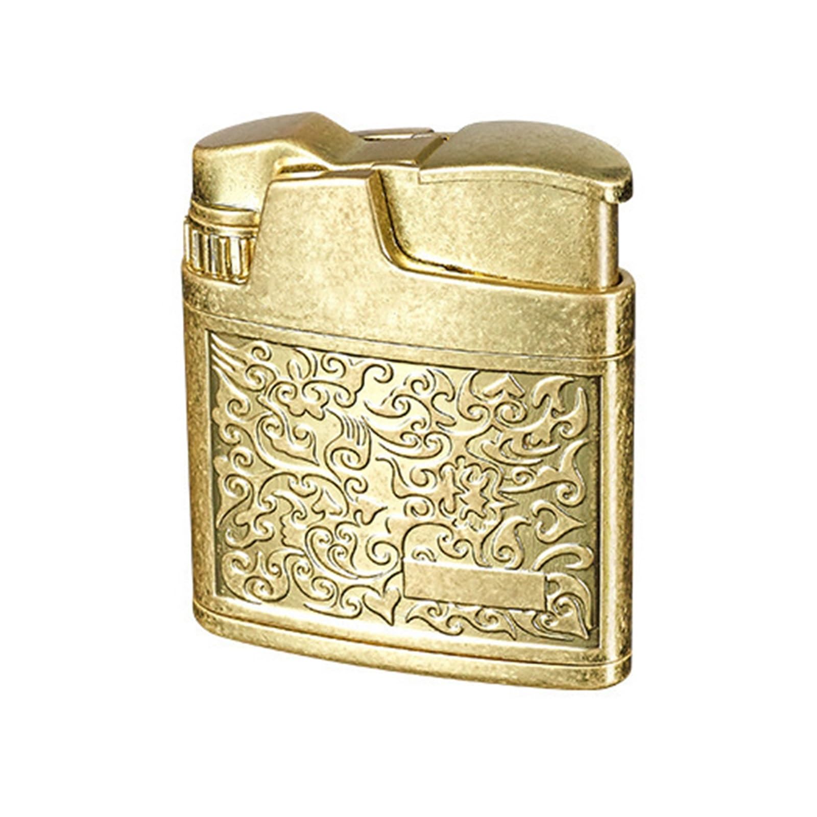 Encendedor de metal recargable con llama ajustable para velas y exterior