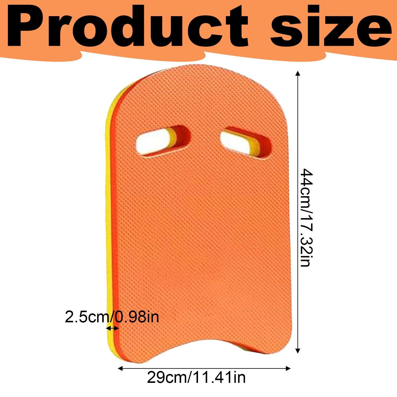 Planche de natation unisexe de qualité supérieure - Aide à la natation - Avec poignées - En mousse PE - Équipement d'entraînement de natation - Planche de natation pour exercices de natation et