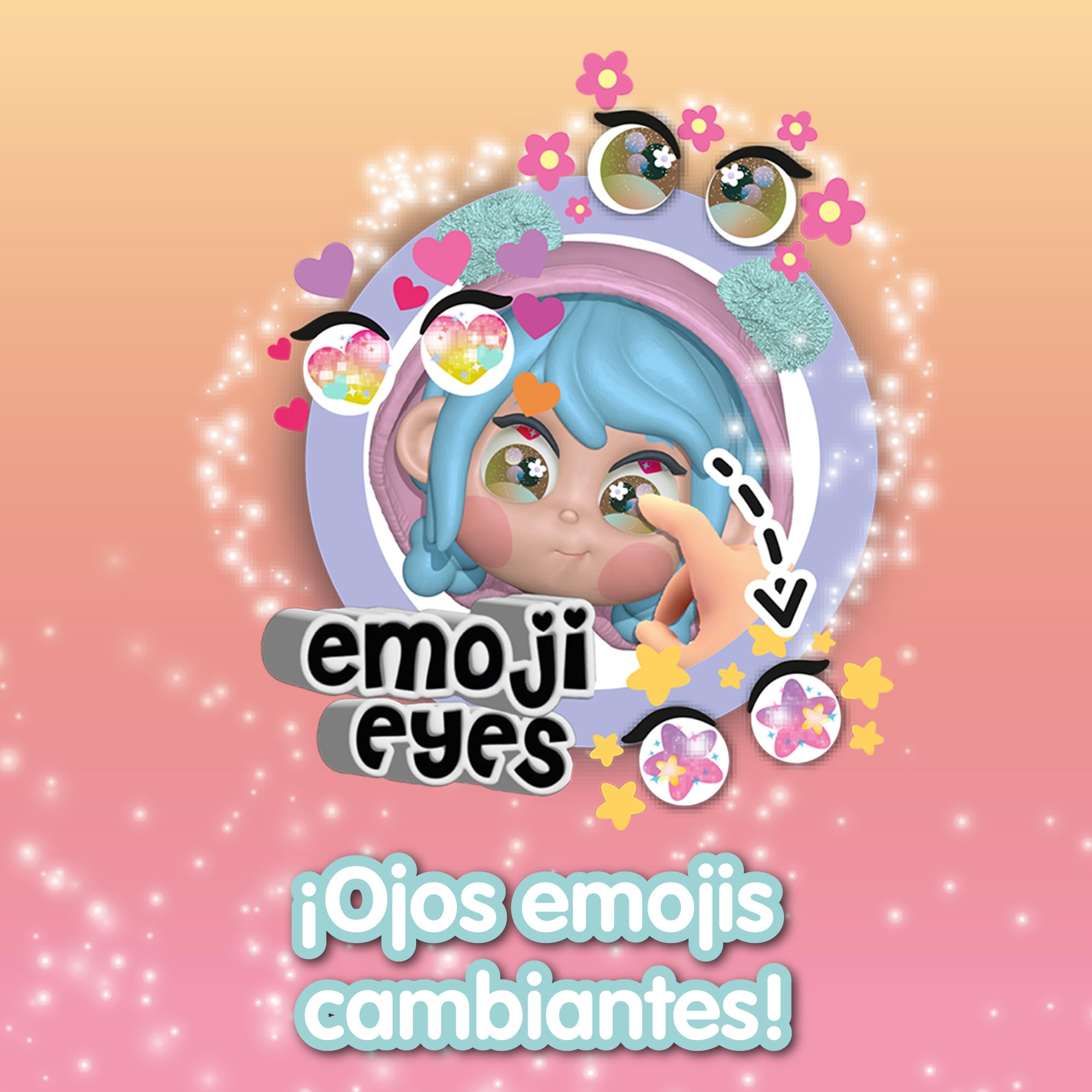 Trotties - Bolsito Emoji MIA, Bolso Infantil con Ojos Emojis cambiantes para niños y niños +3 años Famosa (TFT28300)