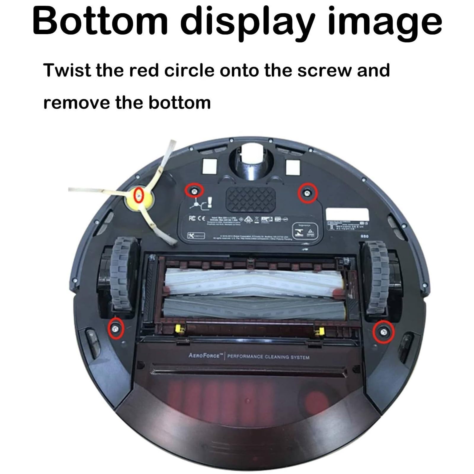 Modulo Testa Pulizia Compatibile Con Roomba 800 900 Serie 1pz | Alloggiamento completo Senza spazzola principale Ripristina l'efficienza Installazione facile