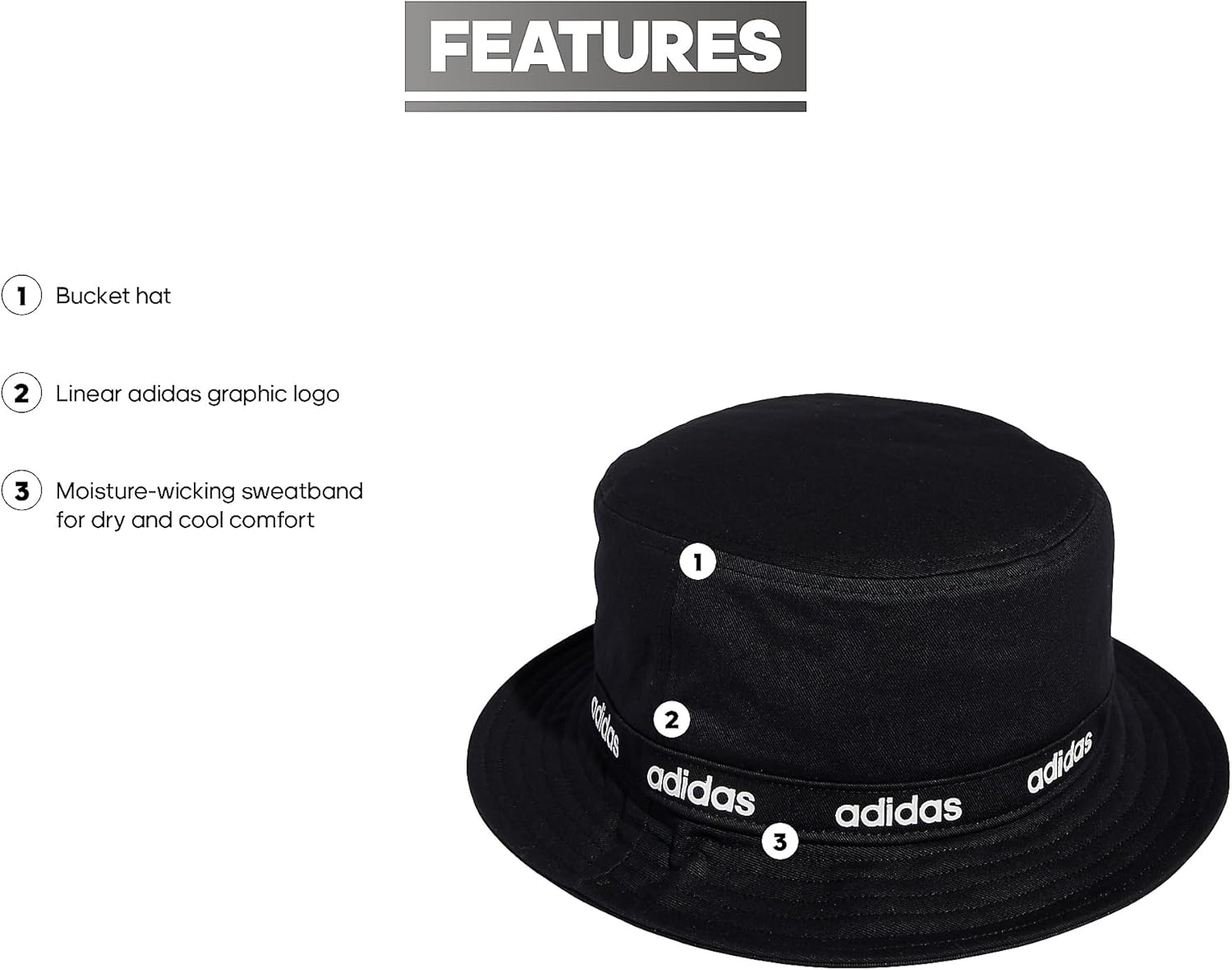 adidas womens Core Essentials Bucket Hat