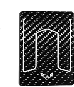 WYN Carteira de fibra de carbono | Carteira mais fina do mundo com 1,3 mm | Porta-cartões minimalista de luxo | comporta até 12 cartões e 8 notas | Acesso rápido a cartão e design resistente à água,