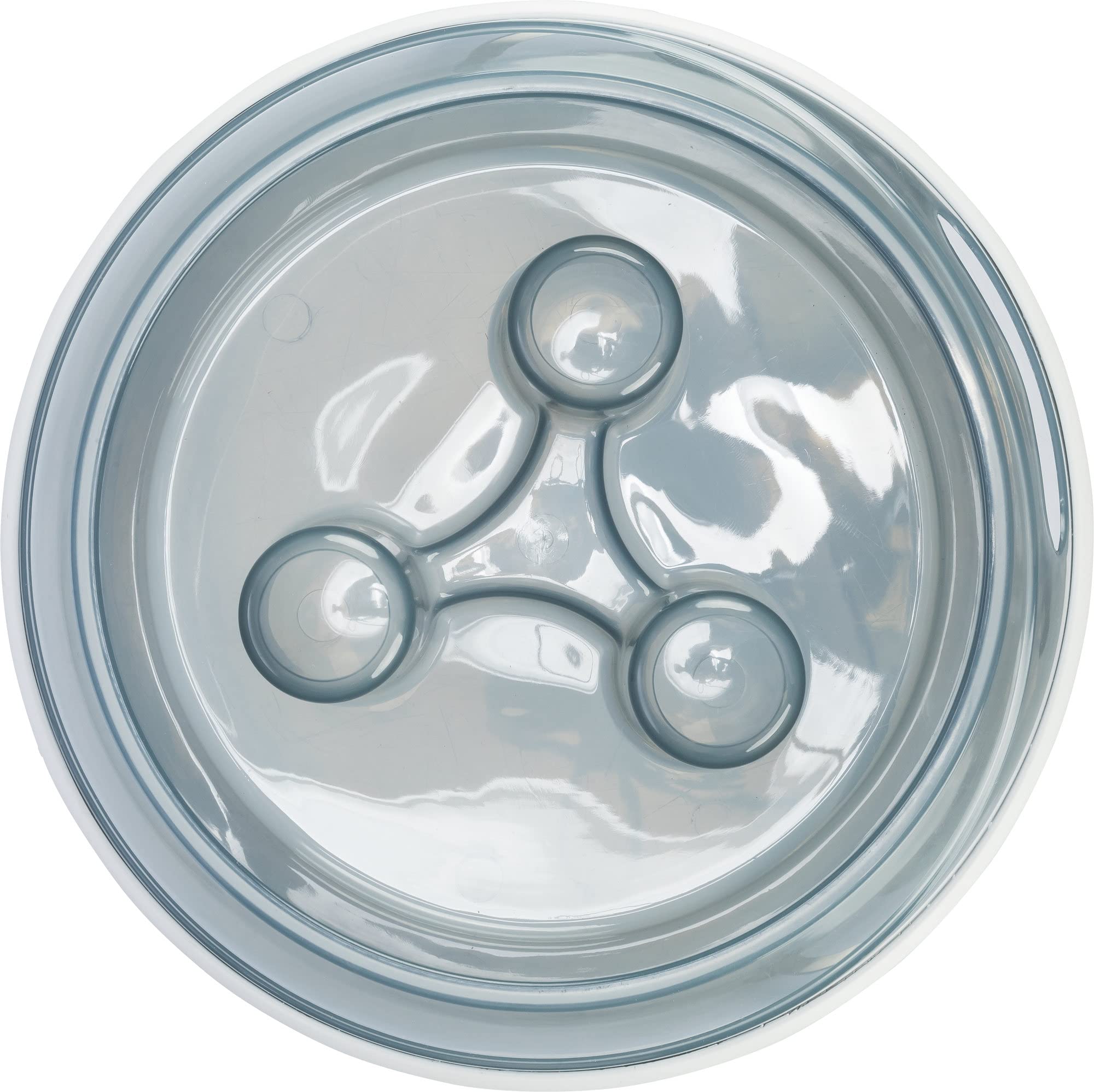Trixie spülmaschinenfester und Rutschfester Anti Schling Napf Slow Feeding NAPF, Kunststoff/TPR, 0,9 L/Ø 23 cm zufällige Farbauswahl -25032 (Packung mit 4)