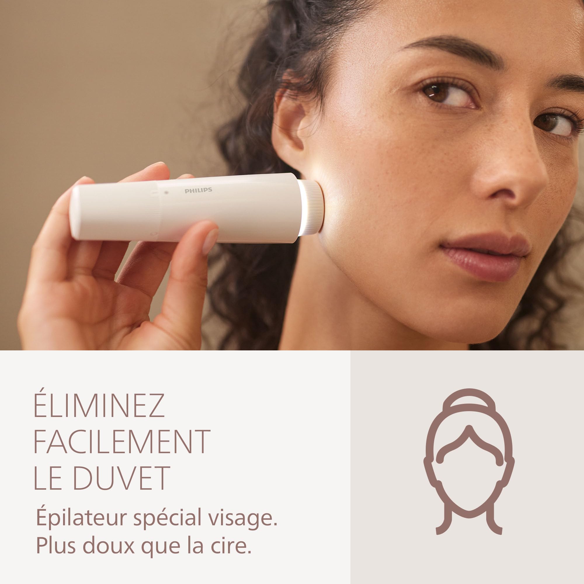 Philips Lady Shaver série 8000 – rasoir sans fil, sur peau sèche ou mouillée, système de rasage à 3 lames, tête flexible, visage, jambes, corps et maillot, autonomie 100 min, modèle BRL159/00