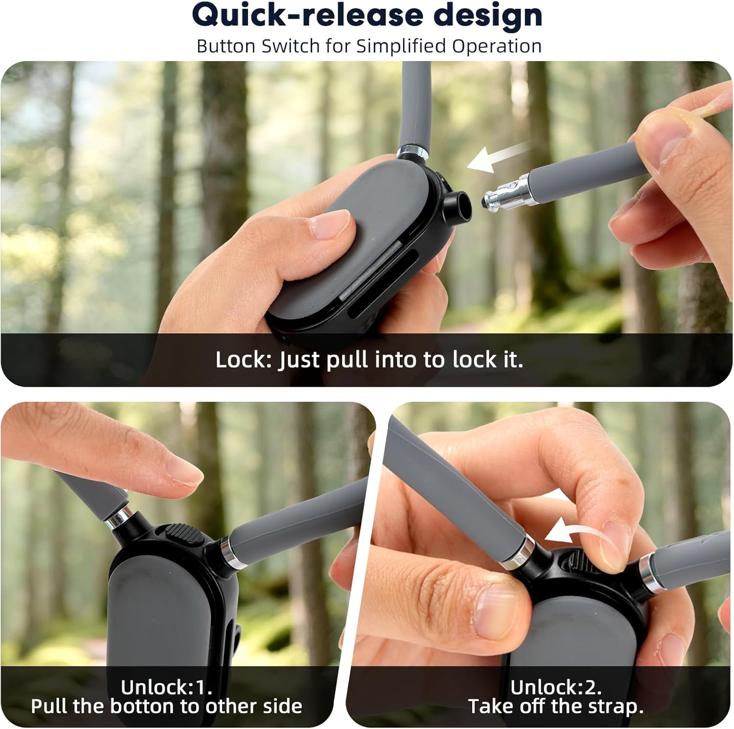 Hamillar Camera Phone Chest Neck Mount Holder for Video Recording iPhone Samsung 4-7 Inch Phones AKASO/Go Pro/Insta360X5/DJI360 (Cameras + Phone Mount) - Image 5