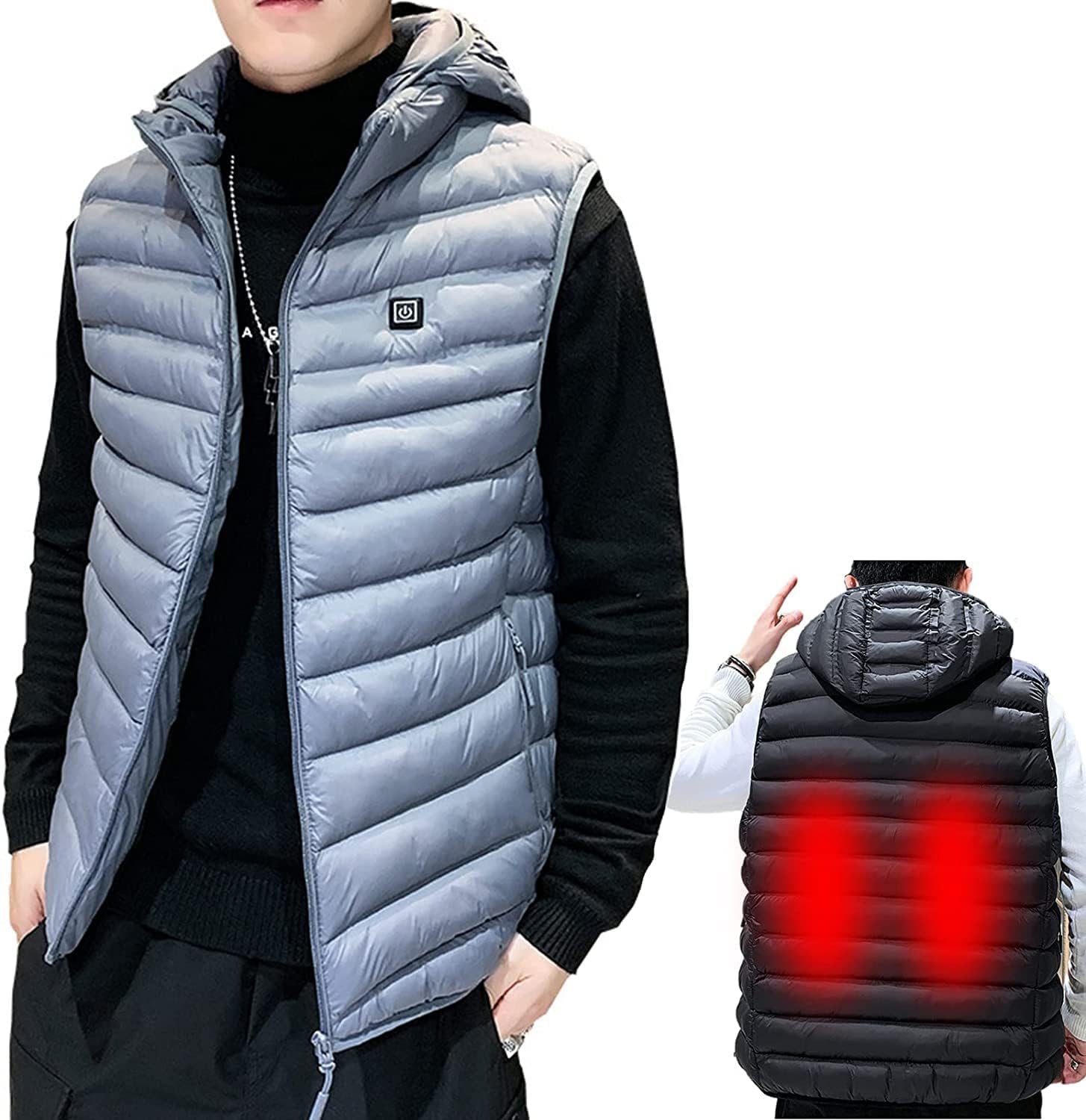 Safety Certification Electric Vest Warmer Gilet for Men