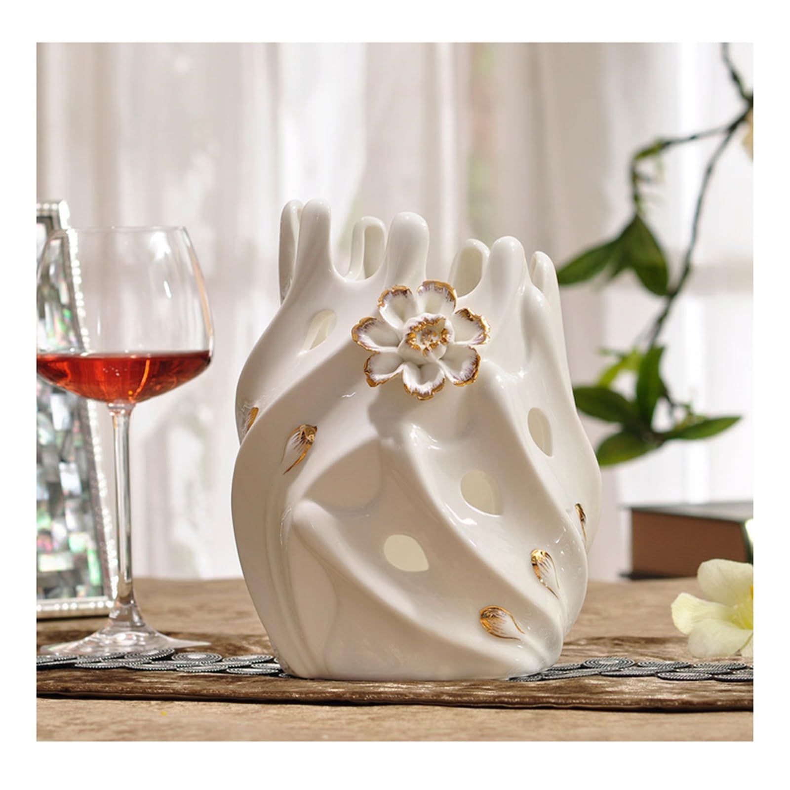 Vase en céramique rustique TUSUOD pour raviver une décoration intérieure terne