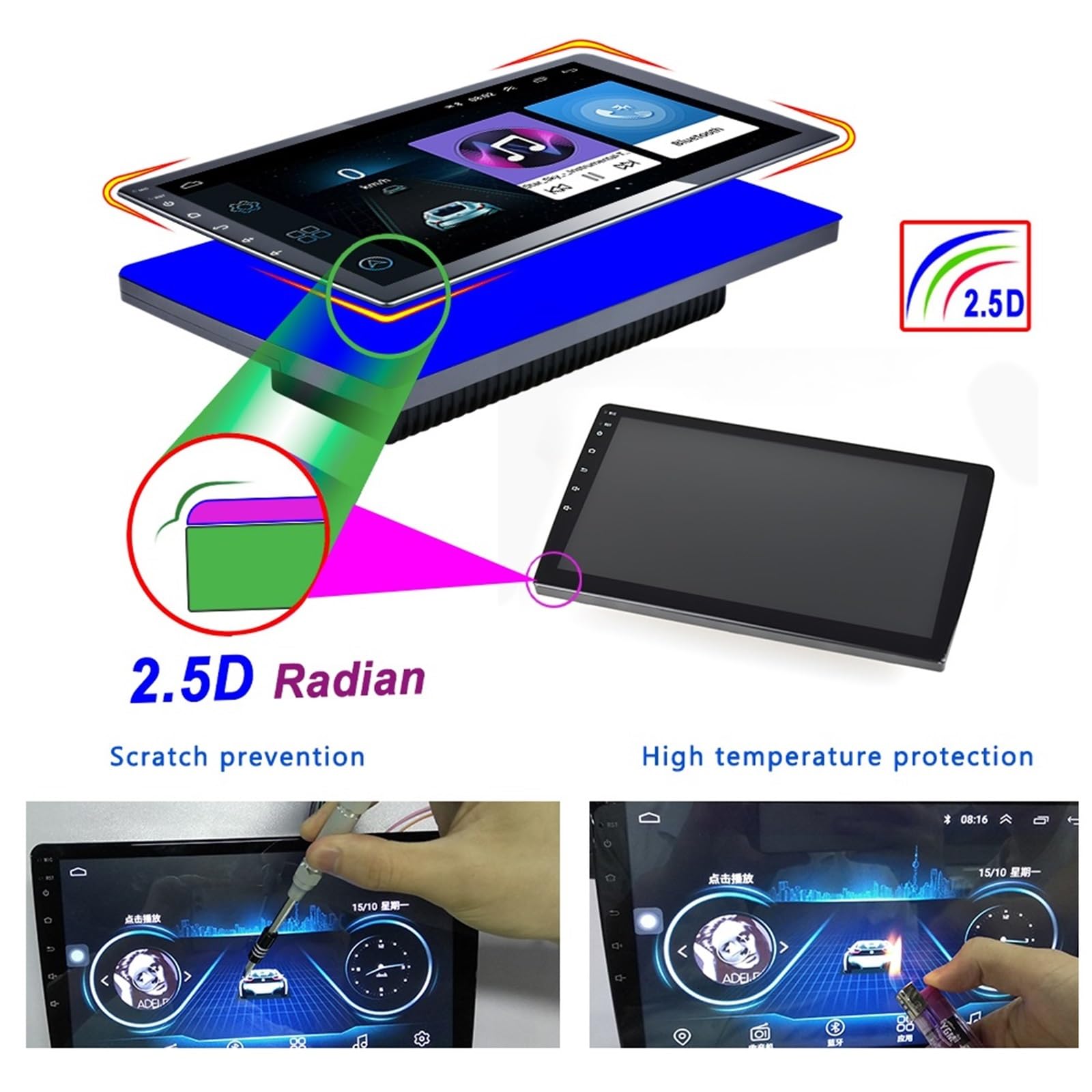Odtwarzacz multimedialny 2 Din nawigacja GPS Autoradio, dla Cruze, 301, Isuzu, D MAX 2012 K3 Android Radio