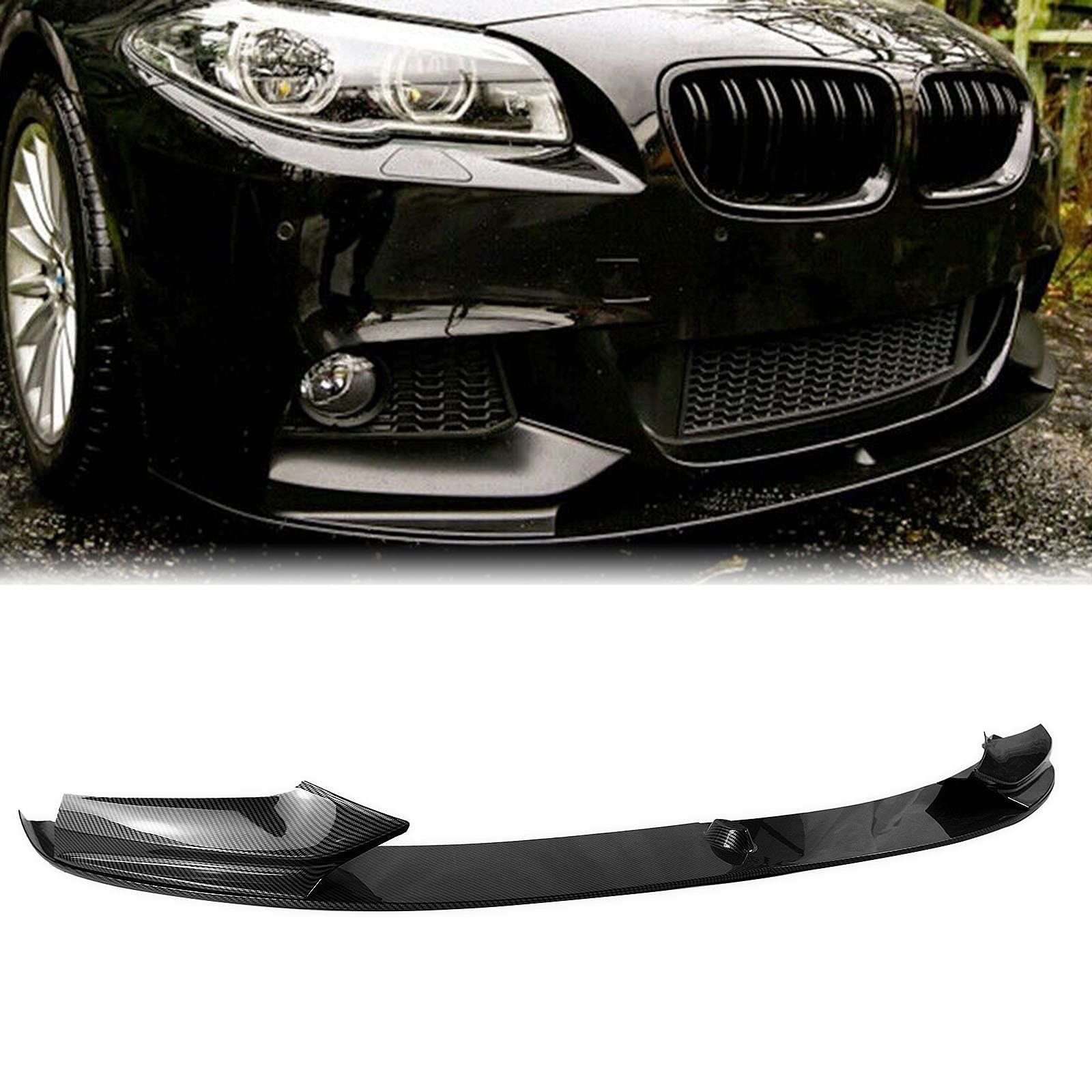 Spoiler pare-chocs pour F10 Série 5 528i M Sport 2011-2016 design carbone