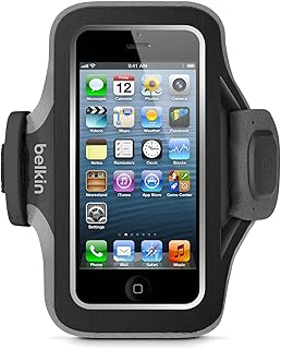 Belkin Slim-Fit Plus Armband for iPhone 5 / 5S / 5c / SE (Black/Gravel)
