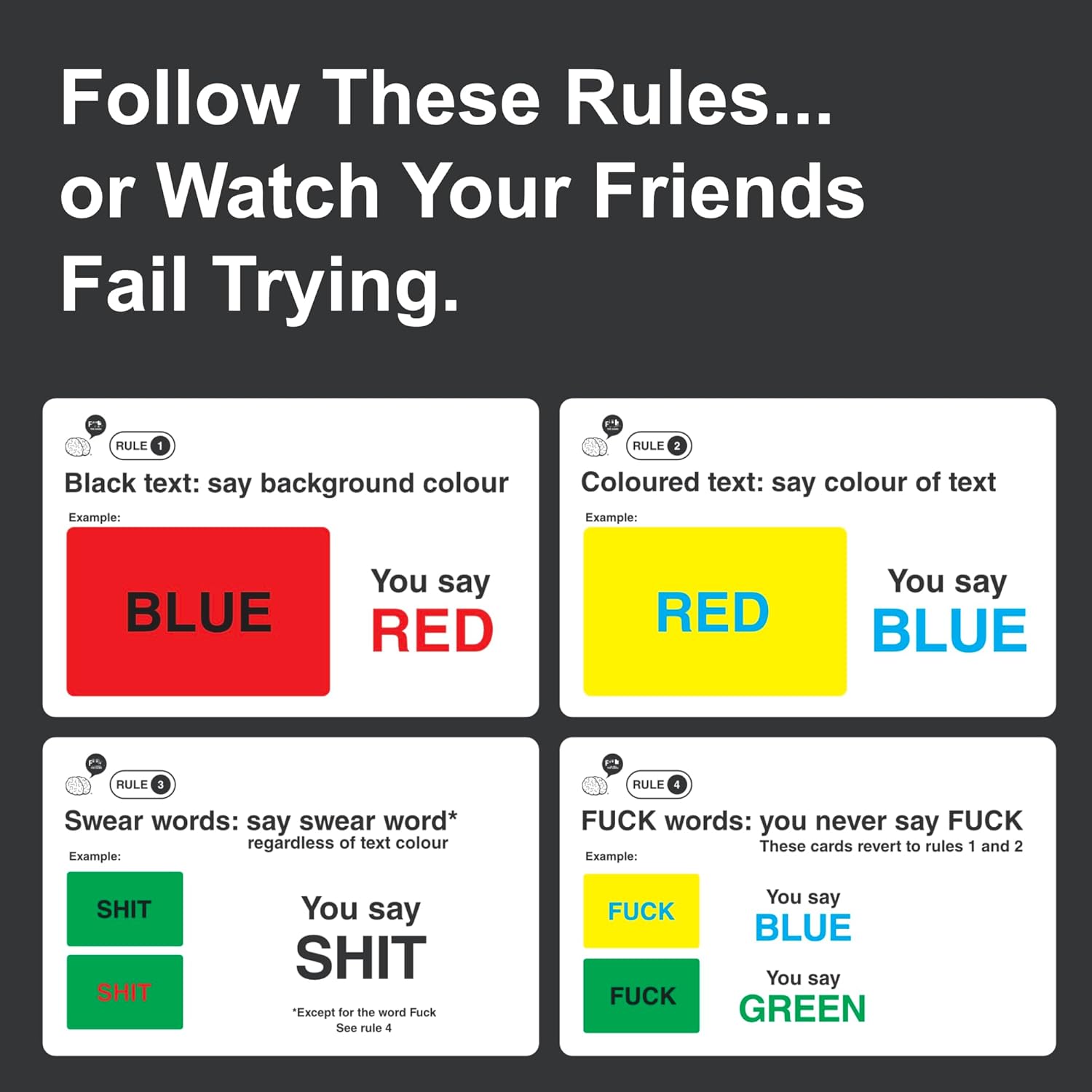 Fk. The Game - Fun Drinking Game for Adults, Perfect Party Game Night, Hilariously Social Card Game