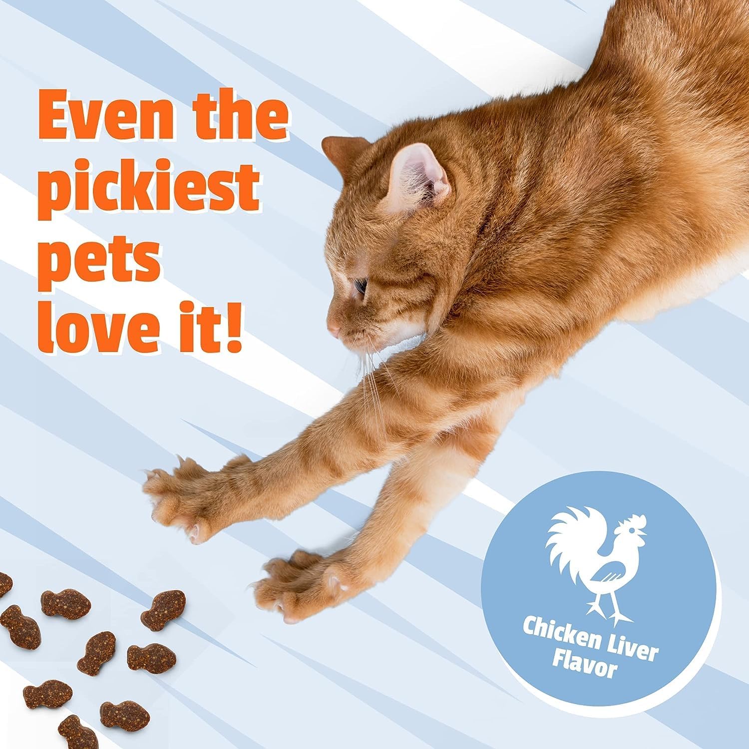 Pet Naturals Calming Chews for Cats, 30 Chews & BusyButter Easy Squeeze Calming Peanut Butter for Dogs, 6 Pouches
