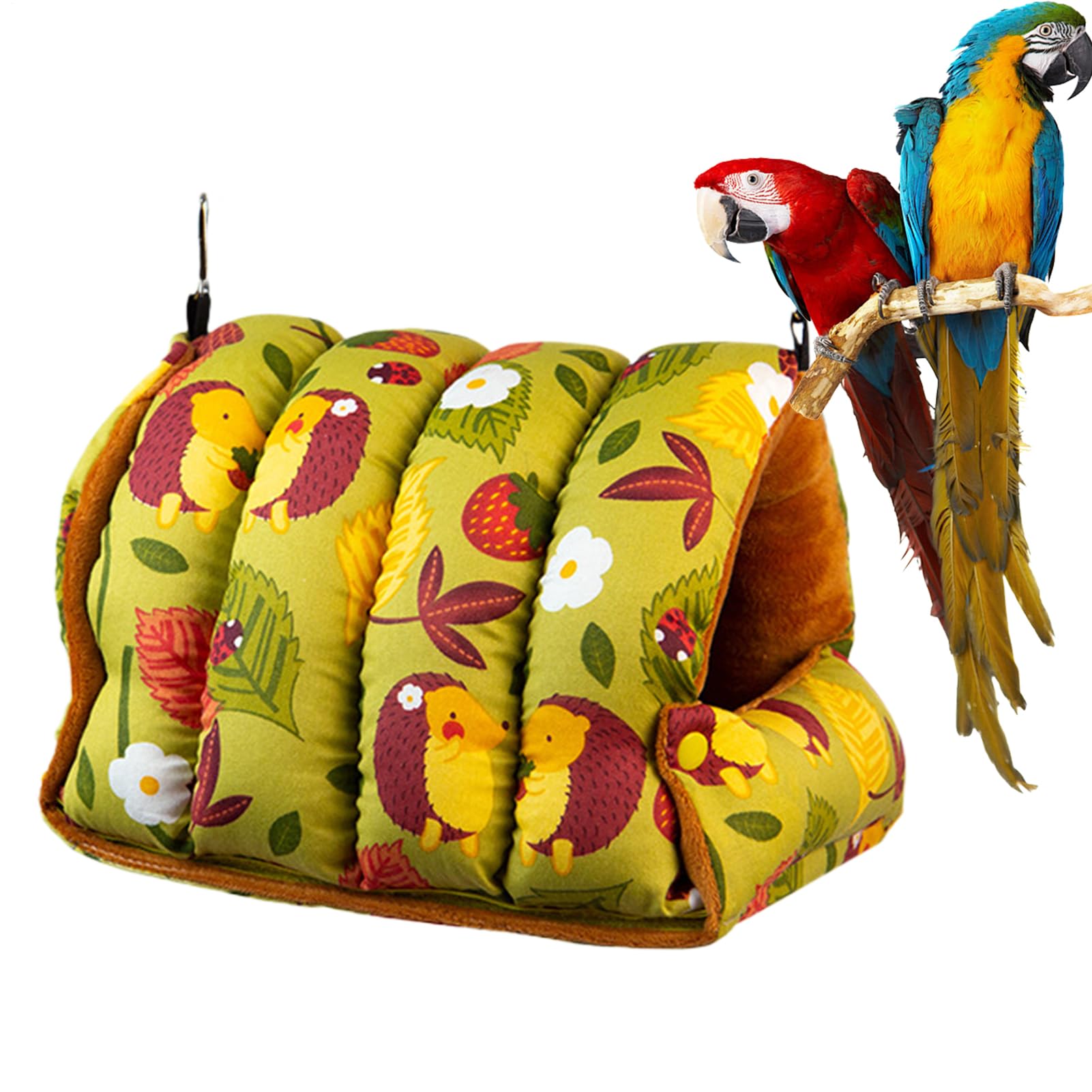 Lit pour perruches hamac inséparables conures pinson abri doux intérieur