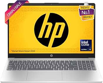HP Laptop 15, Intel Core Ultra 5 125H, 15.6-inch (39.6 cm), FHD, 16GB DDR5, 1TB SSD, Intel Graphics, 1080p FHD Camera w/Privacy Shutter, Anti-Glare, B...