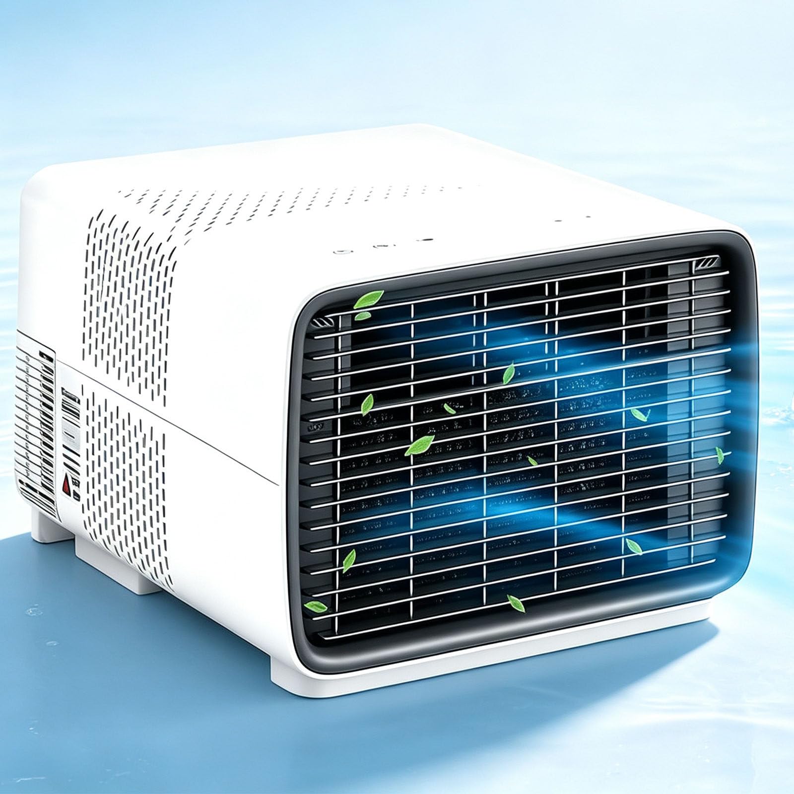 LJCSSD Tent Air Conditioner - Portable AC for Camping with 2700 BTU Real Compressor, 280W Low Wattage & 45dB Quiet Sleep Mode, 3-in-1 Mini Cooler for RV, Tents, Dorms & Outdoor Travel