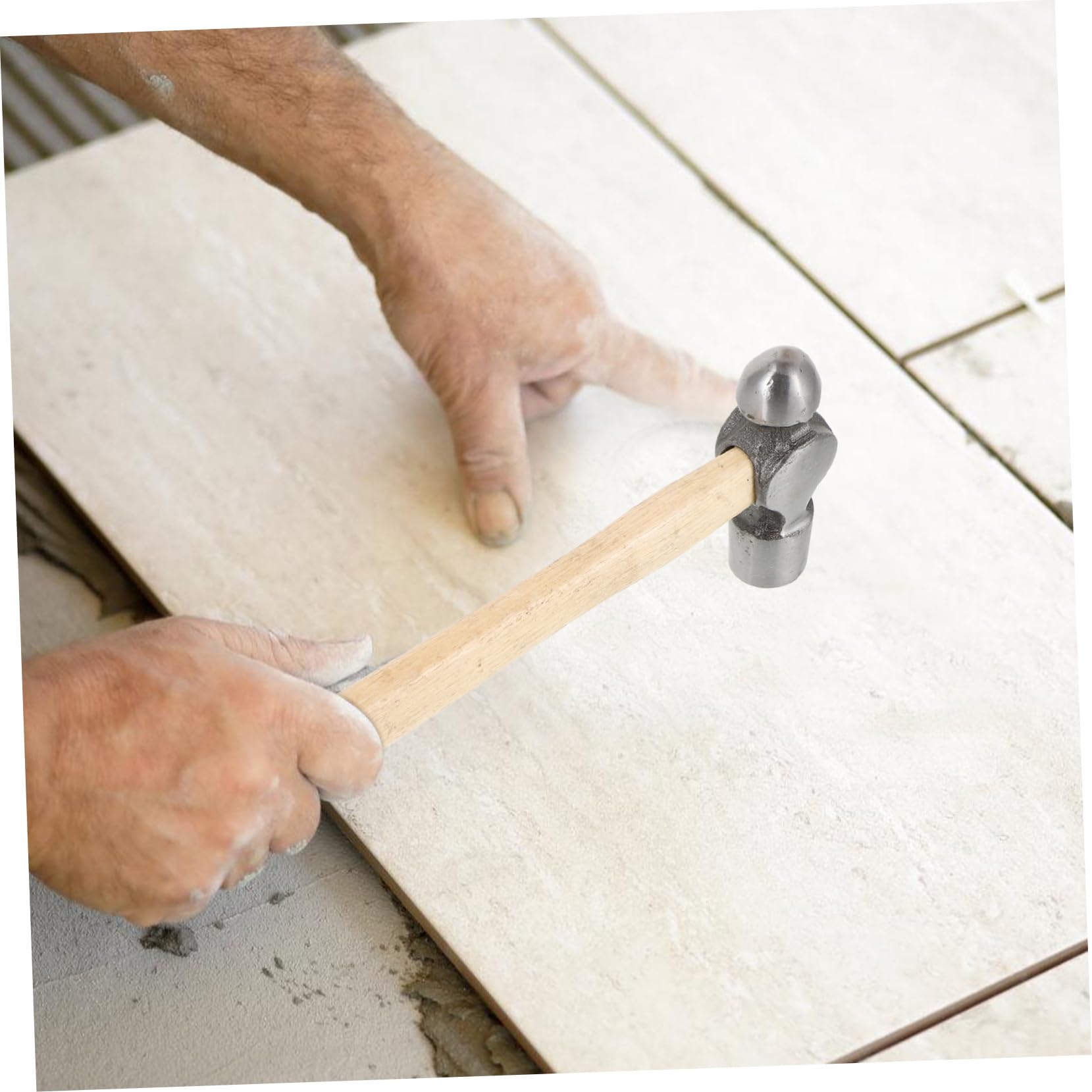Martillo Encofrador con Mango de Madera Ergonómico Herramienta Multifunción Portátil para Carpinteros y Bricolaje Doméstico Cabeza de Resistente Uso Decoración y Reparaciones