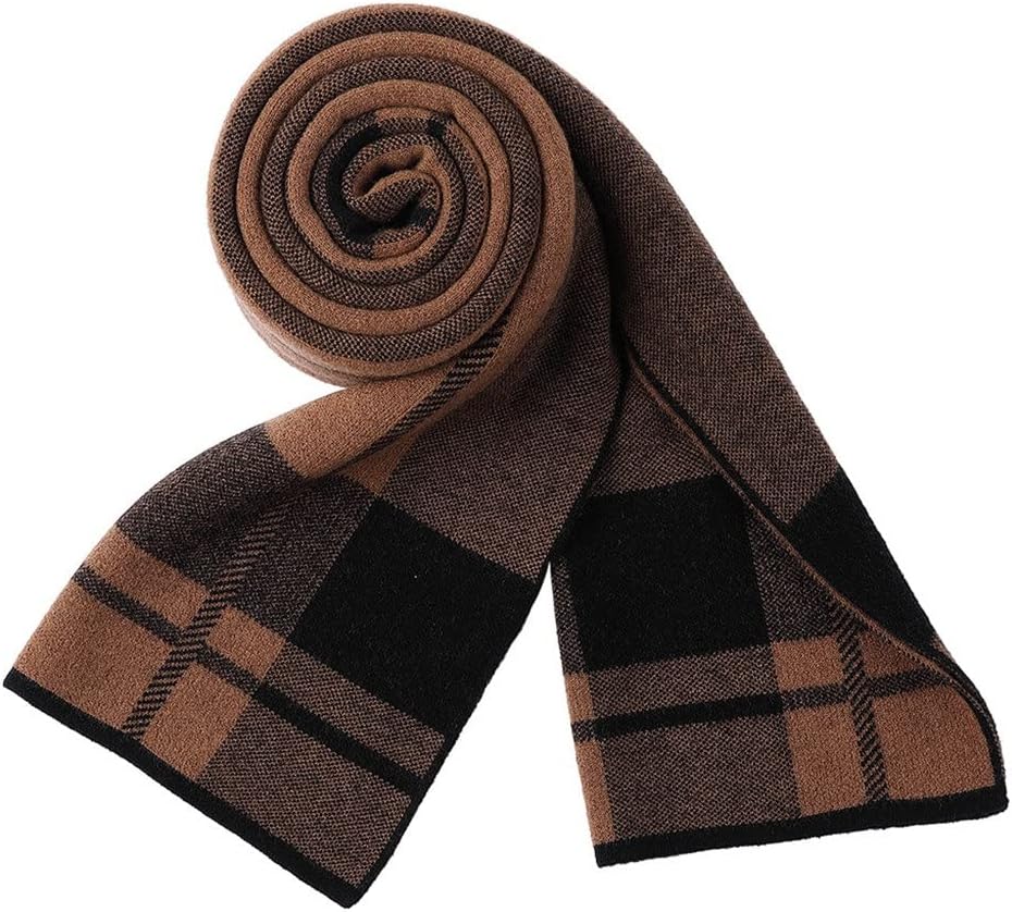 YMGSCC(君を愛してる)☆【完売間近】 [君を愛してる] 秋と冬の男性の暖かいウールのチェック柄スカーフイギリスのビジネスビブの男性の韓国語版の野生のトレンド