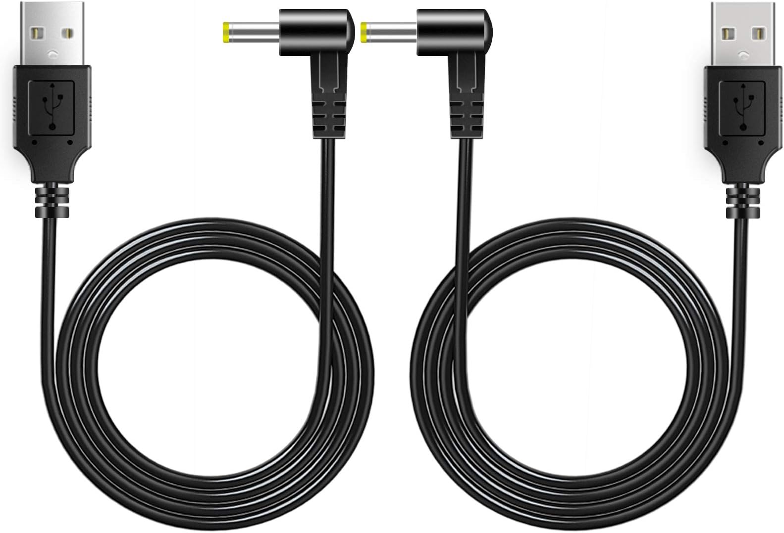 PChero 2 Packs USB DC Cables for Panasonic K2GHYYS00002 HD Camcorder, Ideal Power Supply Replacement Charger Charging Cords for HC-V180K HC-V380K HC-V770 HC-VX870 HC-WX970 HC-WXF991