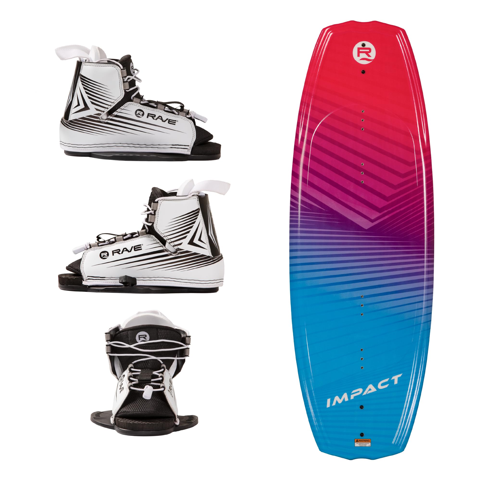 Rave Sports Jr. Impact Wakeboard with Charger Boots