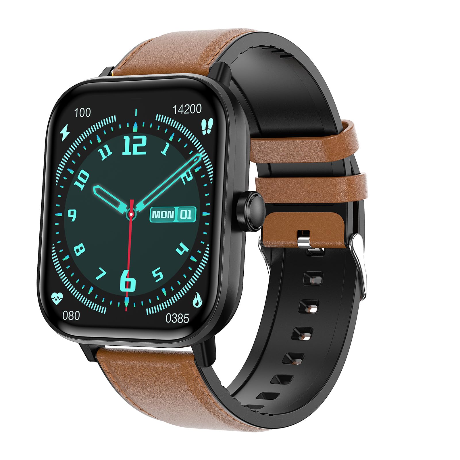 Cocoarm Reloj Inteligente Reloj de Salud Inteligente con Pantalla Grande de 1,83 Pulgadas con Más de 100 Modos Deportivos Batería de 250 MAh IP67 Seguimiento de Actividad Física para Hombres y